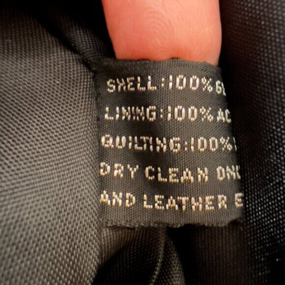 Michael Hoban North Beach Black Leather Jacket Size 38 Made in USA - Picture 11 of 14